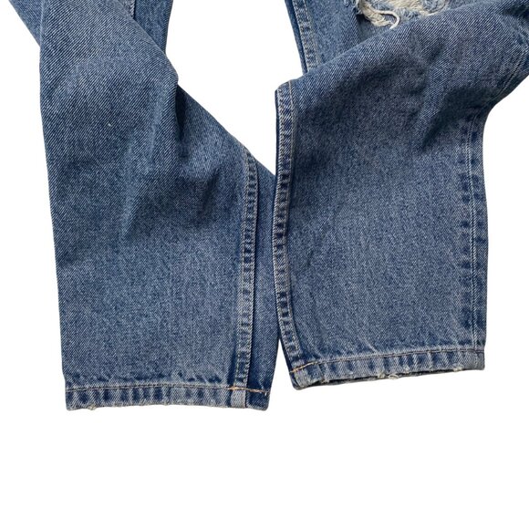 Zara Women's Mom Fit Distressed Jeans, size US 4 - Picture 5 of 14